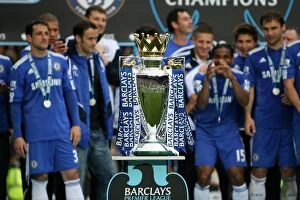 Images Dated 9th May 2010: Chelsea FC: Premier League Champions 2009-2010 - Celebrating Victory at Stamford Bridge