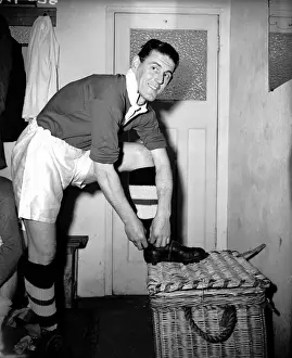 Chelsea FC: Stan Willemse Prepares for Hayes Friendly Match (1950's)