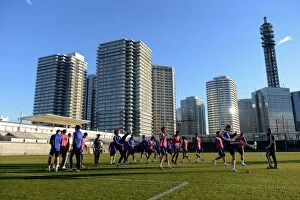 Training Pictures Collection: Chelsea FC Training for FIFA Club World Cup at Marinos Town, Yokohama, Japan (December 10, 2012)