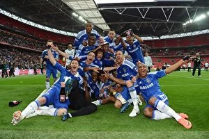 Images Dated 5th May 2012: Chelsea FC Triumphs over Liverpool in FA Cup Final at Wembley Stadium (2012)