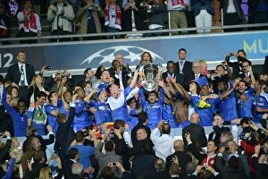 Champions League Final v Bayern Munich 2012 Collection: Chelsea FC Triumphs in the UEFA Champions League Final Against Bayern Munich (2012)