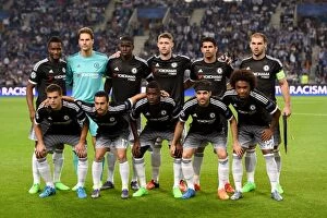 Images Dated 29th September 2015: Chelsea FC: United at Estadio do Dragao - Pre-Match Team Photo (UEFA Champions League Group G)