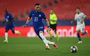 Club Soccer Prints: Chelsea FC vs Porto - Hakim Ziyech in UEFA Champions League Quarterfinal