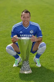 Chelsea Football Club: 2013-2014 Squad Photocall - John Terry at Cobham Training Ground