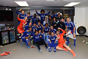 Chelsea Football Club: Celebrating Capital One Cup Victory over Tottenham Hotspur at Wembley Stadium (March 1, 2015)