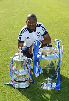 Chelsea Football Club: Eddie Newton at August 2012 Team Photocall, Cobham Training Ground