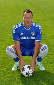 Chelsea Football Club: John Terry and 2013-2014 Squad at Cobham Training Ground