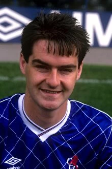 1980's Collection: Chelsea Football Club: Steve Clarke at Stamford Bridge in the 1980's