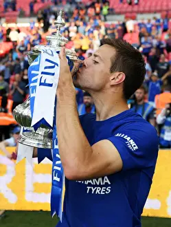 Chelsea Lifts FA Cup: Cesar Azpilicueta's Triumphant Moment after Chelsea v Manchester United