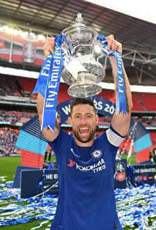 Chelsea Lifts FA Cup: Gary Cahill Celebrates Victory Over Manchester United