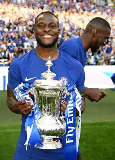 Chelsea Lifts FA Cup: Victor Moses Celebrates Victory over Manchester United