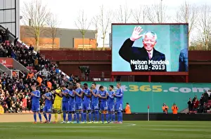 Chelsea Players Pay Tribute: Minutes Applause for Nelson Mandela at Stoke City vs Chelsea (December 7, 2013)