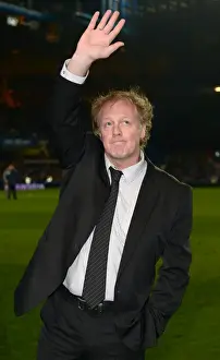 Former Chelsea Star Kerry Dixon Makes Surprise Half-Time Appearance at Stamford Bridge: Chelsea vs. Tottenham Hotspur (8th March 2014)