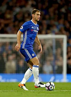Chelsea vs Liverpool: Branislav Ivanovic in Action at Stamford Bridge - Premier League