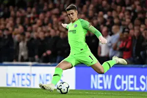 Club Soccer Prints: Chelsea vs Liverpool: Kepa's Premier League Showdown at Stamford Bridge