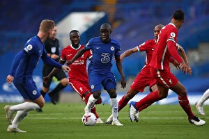 20.09.20 - Chelsea v Liverpool (Home) Collection: Chelsea vs Liverpool: N'Golo Kante in Action at Stamford Bridge
