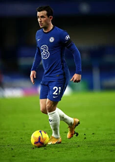 Images Dated 4th January 2021: Chelsea vs Manchester City: Ben Chilwell in Action, Premier League, Stamford Bridge