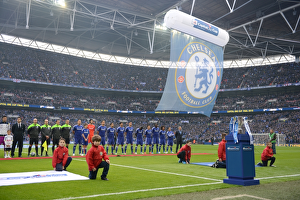 Chelsea vs. Tottenham Hotspur - Capital One Cup Final: Chelsea Players Prepare at Wembley Stadium (March 1, 2015)