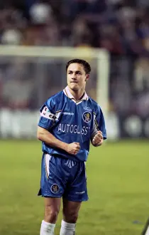 Chelsea vs. VfB Stuttgart in the 1998 UEFA European Cup-Winners Cup Final at Rasunda Stadium: Dennis Wise