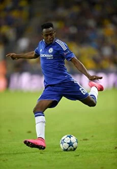Images Dated 24th November 2015: Chelsea's Abdul Rahman Baba in Action during UEFA Champions League Clash against Maccabi Tel Aviv
