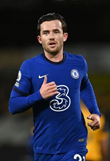 Images Dated 15th December 2020: Chelsea's Ben Chilwell in Action against Wolverhampton Wanderers in Premier League Match