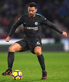 Away Collection: Chelsea's Danny Drinkwater in Action against Huddersfield Town in Premier League