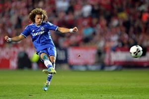 Images Dated 30th August 2013: Chelseas David Luiz in action