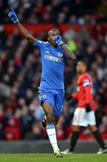 Manchester United v Chelsea 10th March 2013 Collection: Chelsea's FA Cup Quarterfinal Victory: Ramires Scores the Decisive Double Against Manchester