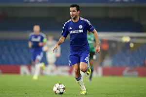 European Matches 2014-2015 Season Prints: Chelsea's Fabregas Shines: Champions League Showdown vs