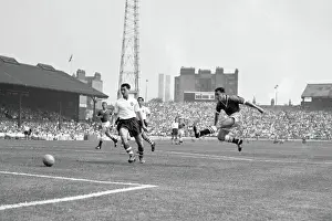 Chelsea's Jimmy Greaves Scores Against Preston North End in Football League Division One