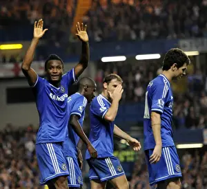 Chelsea's Jon Obi Mikel Scores Second Goal Against Fulham: A Jubilant Moment at Stamford Bridge (September 21, 2013)