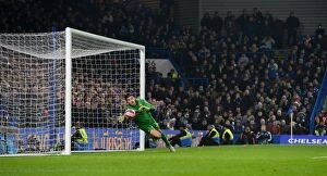 Images Dated 4th January 2015: Chelsea's Kurt Zouma Scores Third Goal in FA Cup Third Round Victory Over Watford (January 4, 2015)