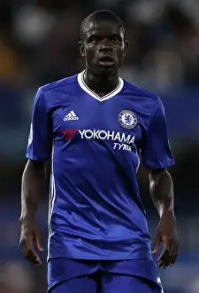 Chelsea's N'Golo Kante in Action: Premier League Showdown vs. West Ham United at Stamford Bridge