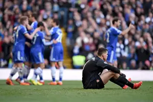 Chelsea V Arsenal 22nd March 2014 Prints: Chelsea's Oscar Celebrates Scoring Four Goals: Chelsea vs