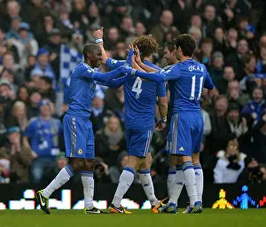 Chelsea's Ramires Scores Opening Goal Against Wigan Athletic at Stamford Bridge (February 9, 2013)