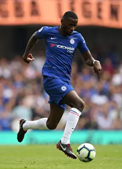Chelsea's Ruediger Charges Forward in Premier League Clash against Cardiff