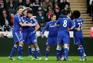 Chelsea's Thrilling Victory: Diego Costa Scores First Goal Against Swansea City (January 17, 2015)