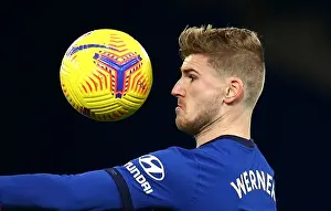 21.12.20 - Chelsea V West Ham United Prints: Chelsea's Timo Werner in Action against West Ham United - Premier League, London