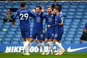 Chelsea's Timo Werner Scores Second Goal vs Southampton in Empty Stamford Bridge