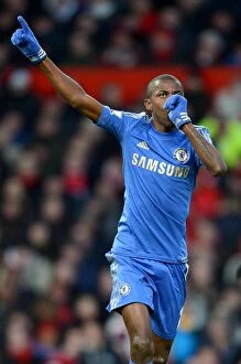 Images Dated 10th March 2013: Chelsea's Triumphant Double Strike: Ramires's Brace at Old Trafford in FA Cup Quarterfinal vs