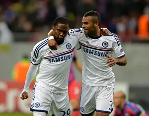 Steaua Bucharest V Chelsea 1st October 2013 Prints: Chelsea's Unfortunate Double: Eto'o and Cole's Own-Goals vs