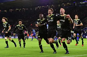Chelsea's Victory: Marcos Alonso Scores Second Goal vs Leicester City (Away), Premier League 2017
