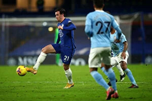 Images Dated 4th January 2021: Chilwell in Action: Chelsea vs Manchester City, Premier League