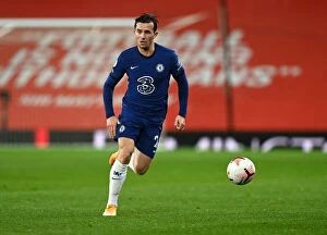 24.10.20 - Manchester United v Chelsea (Away) Collection: Chilwell Dashes Through Old Trafford: Manchester United vs. Chelsea, Premier League (October 24)