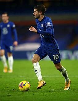 Images Dated 4th January 2021: Christian Pulisic of Chelsea vs Manchester City - Premier League, Stamford Bridge