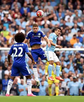 Clash at Etihad: Gary Cahill vs. Sergio Aguero - Premier League Showdown (August 2015)