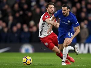 Images Dated 12th February 2018: Clash at Stamford Bridge: Chelsea vs. West Bromwich Albion - Premier League