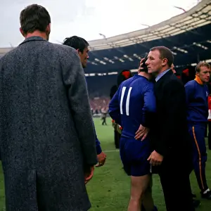 Consolation: Tommy Docherty Comforts John Boyle After Tottenham Hotspur's FA Cup Final Defeat Against Chelsea