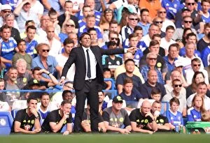 Images Dated 27th August 2016: Conte's Chelsea vs Burnley: Premier League Showdown at Stamford Bridge