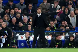 Conte's Intense Stare: Chelsea vs Manchester United, Premier League - Stamford Bridge